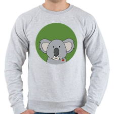PRINTFASHION Koala - Férfi pulóver - Sport szürke férfi pulóver, kardigán