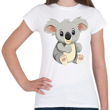PRINTFASHION Koala maci - Női póló - Fehér női póló