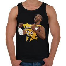 PRINTFASHION Kobe 24 Bryant - Férfi atléta - Fekete atléta, trikó