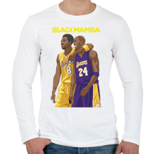 PRINTFASHION Kobe 8-24 - Férfi hosszú ujjú póló - Fehér férfi póló