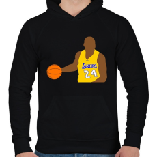 PRINTFASHION Kobe Bryant - Férfi kapucnis pulóver - Fekete