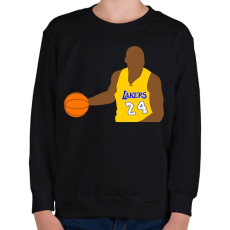 PRINTFASHION Kobe Bryant - Gyerek pulóver - Fekete