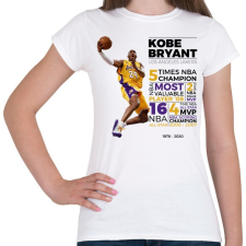 PRINTFASHION Kobe Bryant - Női póló - Fehér női póló