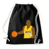PRINTFASHION Kobe Bryant - Sportzsák, Tornazsák - Fekete