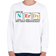 PRINTFASHION Kocka vagyok - Gyerek pulóver - Fehér