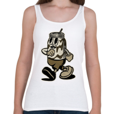 PRINTFASHION Kóla - Női atléta - Fehér