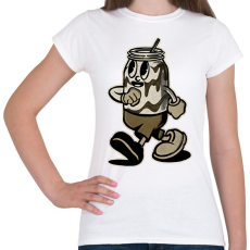 PRINTFASHION Kóla - Női póló - Fehér