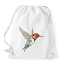 PRINTFASHION Kolibri - Sportzsák, Tornazsák - Fehér tornazsák