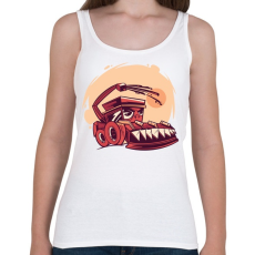 PRINTFASHION Kombájn - Női atléta - Fehér
