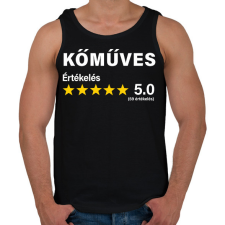 PRINTFASHION Kőműves Értékelés ***** 5.0 (69 értékelés) - Férfi atléta - Fekete atléta, trikó