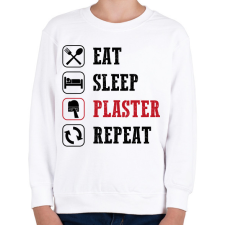 PRINTFASHION Kőműves - Gyerek pulóver - Fehér gyerek pulóver, kardigán