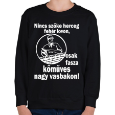 PRINTFASHION kőműves - Gyerek pulóver - Fekete gyerek pulóver, kardigán