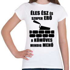 PRINTFASHION komuves meno - Női póló - Fehér