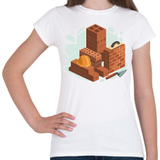 PRINTFASHION Kőműves - Női póló - Fehér