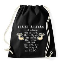PRINTFASHION Konditerem áldás - Edző - Sportzsák, Tornazsák - Fekete tornazsák
