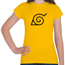 PRINTFASHION Konoha - Női póló - Sárga női póló