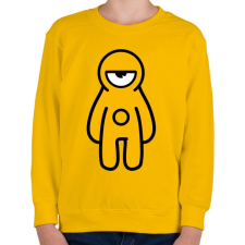 PRINTFASHION Kontraszt Küklopsz - Gyerek pulóver - Sárga gyerek pulóver, kardigán