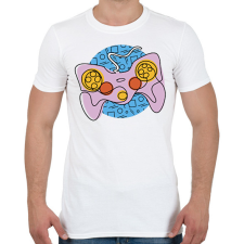 PRINTFASHION Kontroller - Férfi póló - Fehér férfi póló