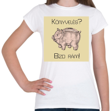 PRINTFASHION Könyvelés? Bízd rám! - Női póló - Fehér női póló