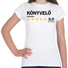 PRINTFASHION Könyvelő értékelés - Női póló - Fehér