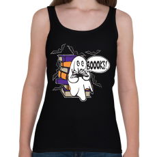 PRINTFASHION könyvszellem - Női atléta - Fekete