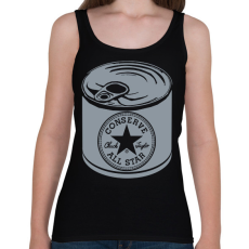 PRINTFASHION konzerv converse - Női atléta - Fekete