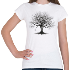 PRINTFASHION Kopár fa - Női póló - Fehér