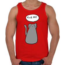 PRINTFASHION Kopj le!  - Férfi atléta - Piros atléta, trikó