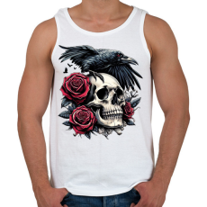 PRINTFASHION Koponya - Férfi atléta - Fehér