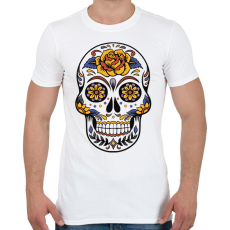 PRINTFASHION Koponya - Férfi póló - Fehér