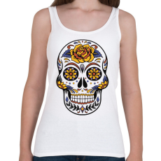 PRINTFASHION Koponya - Női atléta - Fehér