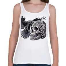 PRINTFASHION Koponya - Női atléta - Fehér