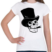 PRINTFASHION Koponya - Női póló - Fehér női póló