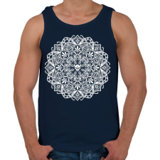 PRINTFASHION Koponyás mandala - Férfi atléta - Sötétkék atléta, trikó