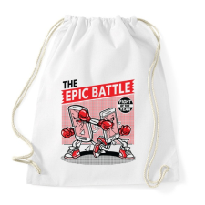 PRINTFASHION Korrekt csata - Sportzsák, Tornazsák - Fehér tornazsák