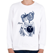 PRINTFASHION kos - Gyerek pulóver - Fehér gyerek pulóver, kardigán