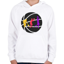 PRINTFASHION Kosaras élet - Gyerek kapucnis pulóver - Fehér gyerek pulóver, kardigán