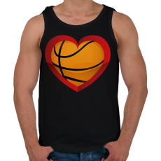 PRINTFASHION Kosaras - Férfi atléta - Fekete