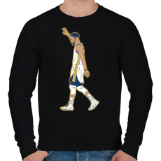 PRINTFASHION Kosaras - Férfi pulóver - Fekete