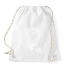 PRINTFASHION Kosaras koponya - Sportzsák, Tornazsák - Fehér tornazsák