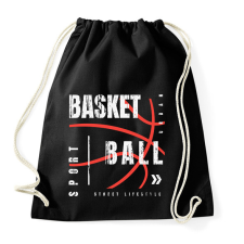 PRINTFASHION kosaras - Sportzsák, Tornazsák - Fekete tornazsák