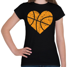 PRINTFASHION Kosaras szív - Női póló - Fekete női póló