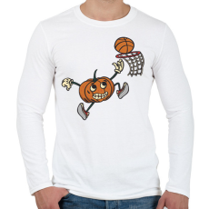 PRINTFASHION Kosaras tök - Férfi hosszú ujjú póló - Fehér
