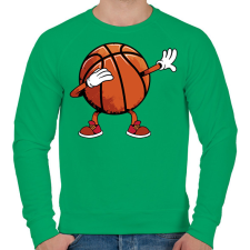 PRINTFASHION Kosárlabda dab - Férfi pulóver - Zöld férfi pulóver, kardigán