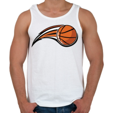 PRINTFASHION Kosárlabda - Férfi atléta - Fehér atléta, trikó