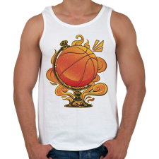 PRINTFASHION Kosárlabda - Férfi atléta - Fehér atléta, trikó