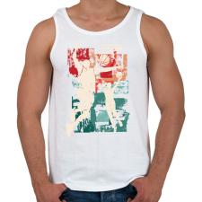 PRINTFASHION Kosárlabda - Férfi atléta - Fehér atléta, trikó