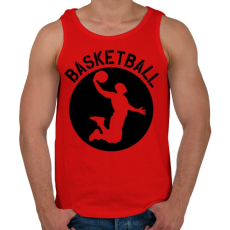 PRINTFASHION Kosárlabda - Férfi atléta - Piros