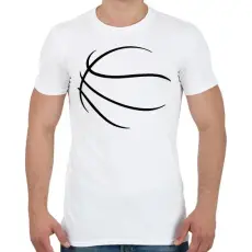 PRINTFASHION Kosárlabda - Férfi póló - Fehér
