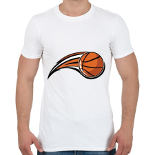 PRINTFASHION Kosárlabda - Férfi póló - Fehér férfi póló